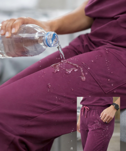 Uniforme clínico antifluído